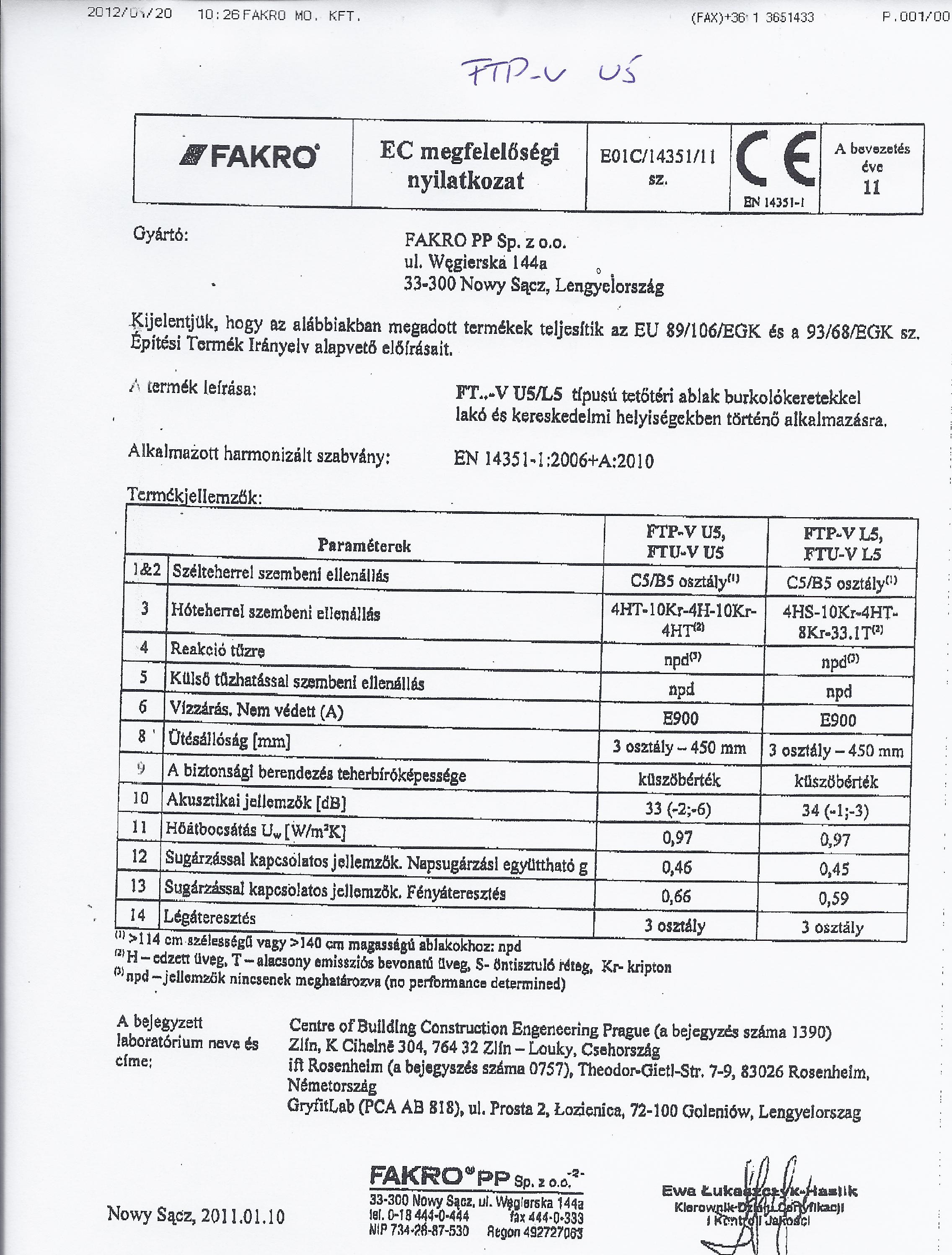 Épületgépészeti teljesítménynyilatkozatok